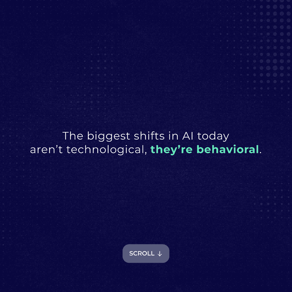 ai disruption index text start screen square